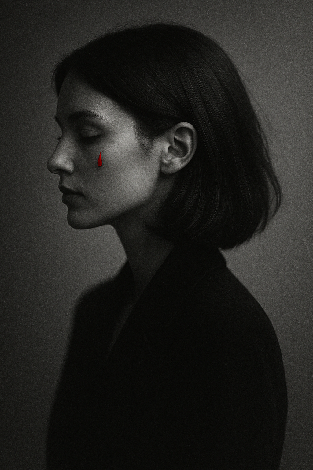 AESTHETIC COLLECTION (Black–White–Red Emotional Noir)